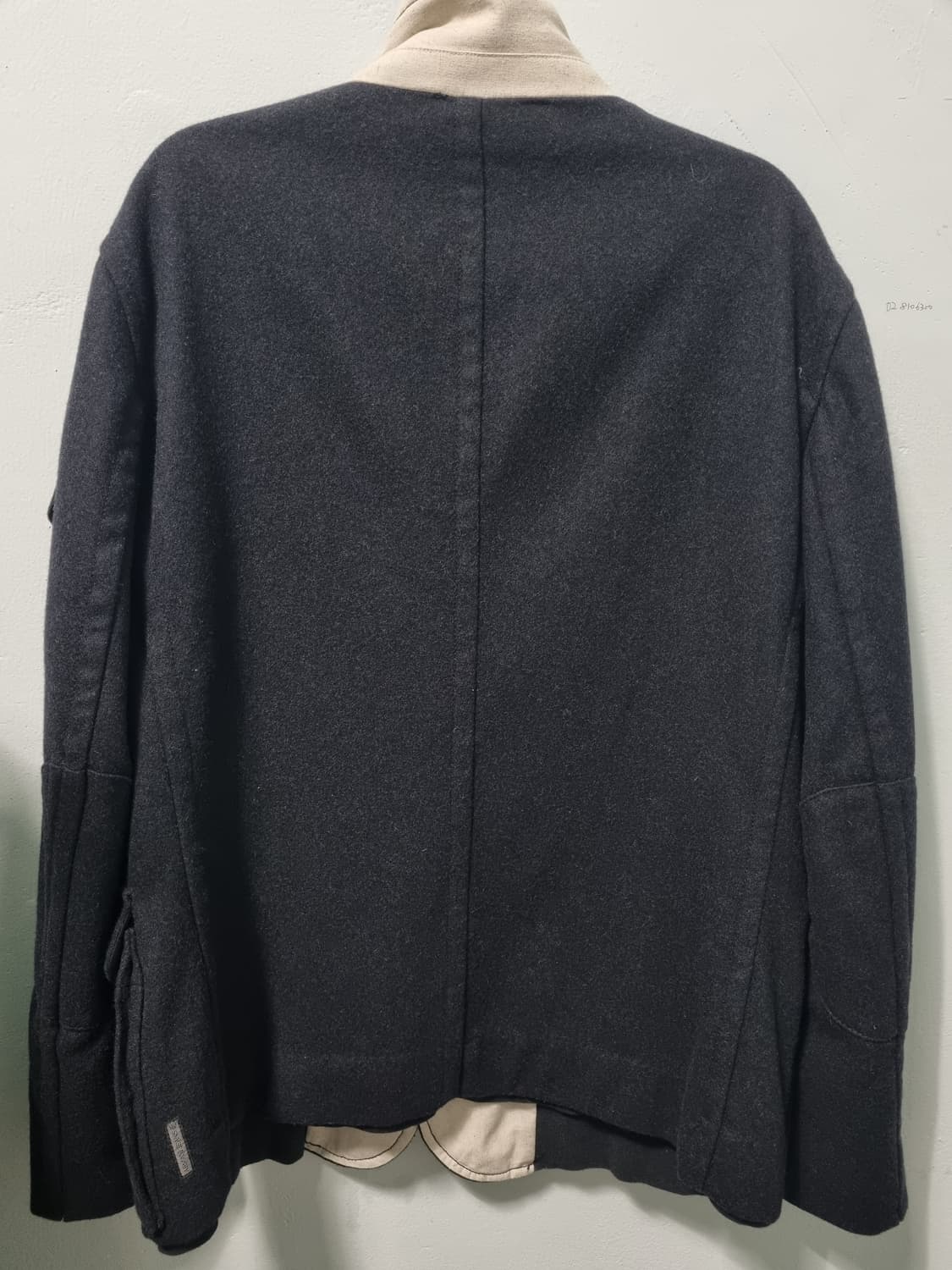 아르마니진스 남성 모직 자켓 숏코트 독수리 자수 상품이미지6