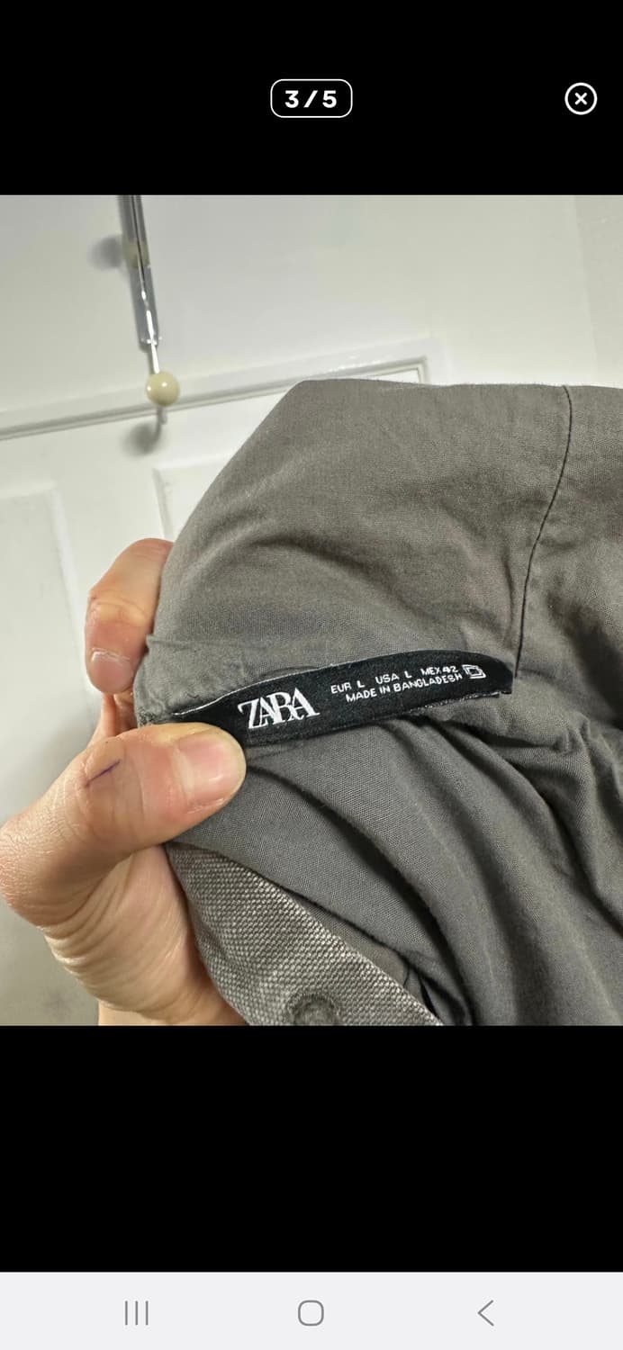 (마지막특가) 자라 워시드 후드자켓 L 상품이미지3