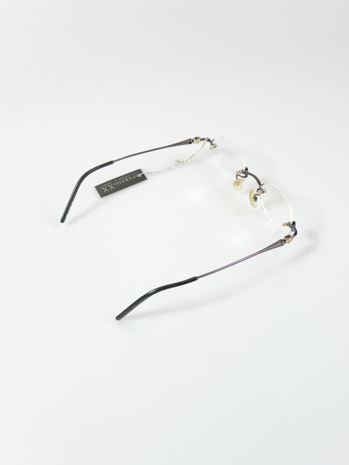 PARADOXX 무테 오벌 메탈 프레임 빈티지 안경 상품이미지4