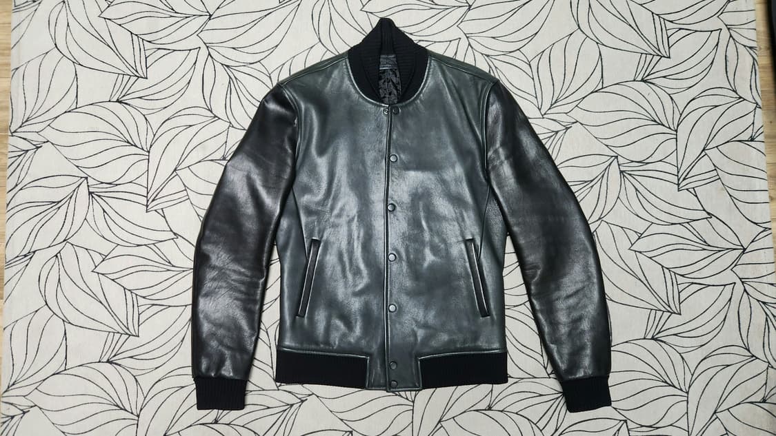 SYSTEM 시스템옴므 스타디움 램스킨 봄버자켓 100 상품이미지1