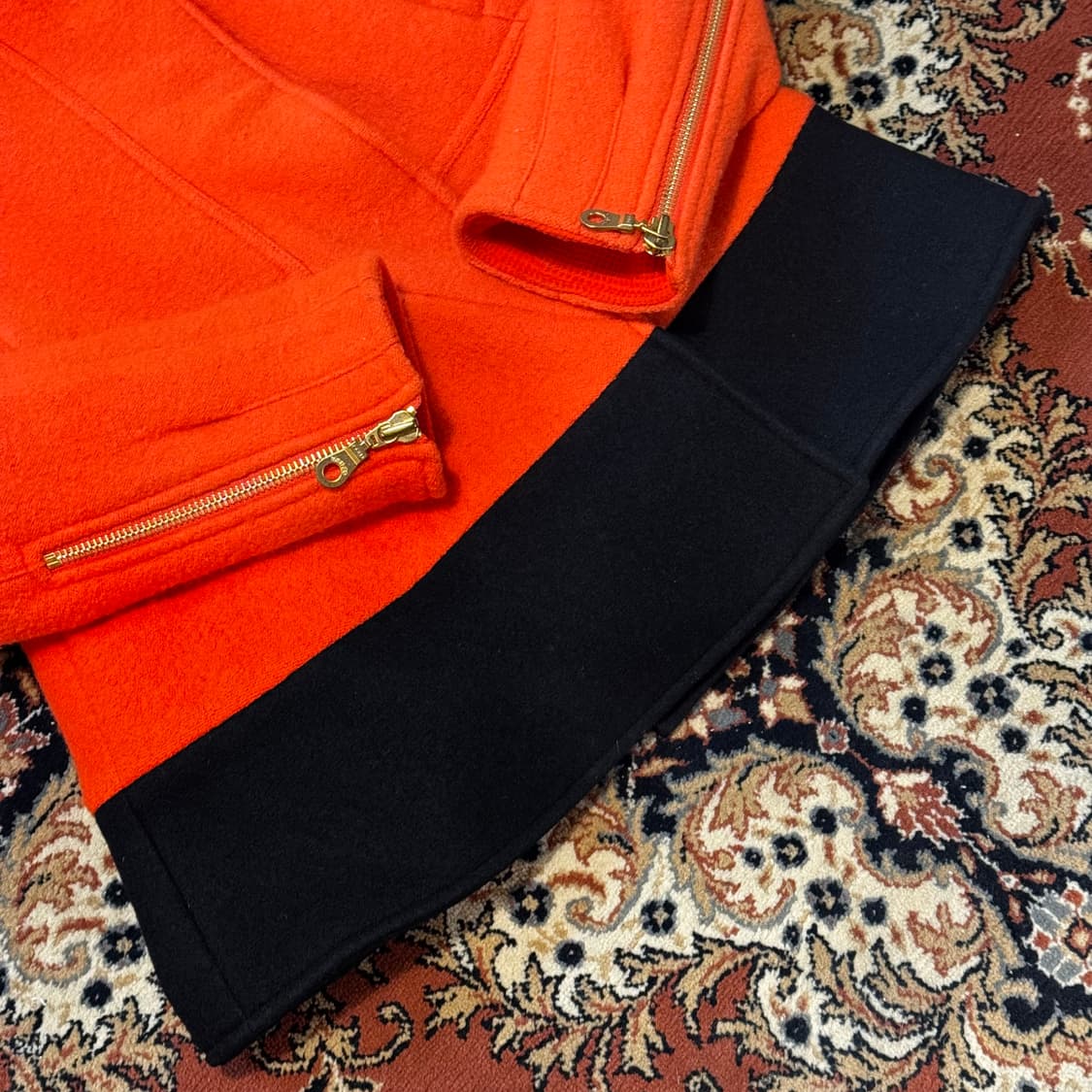 KENZO 겐조 부클레 울 자켓 (40) 숏 코트 상품이미지4