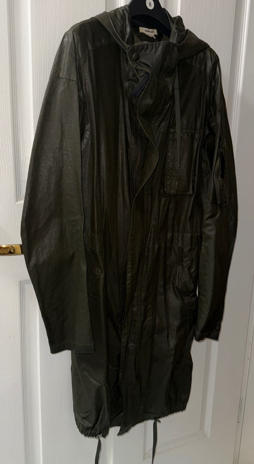 헬무트랭 카키 코팅 롱 자켓 XS 상품이미지3