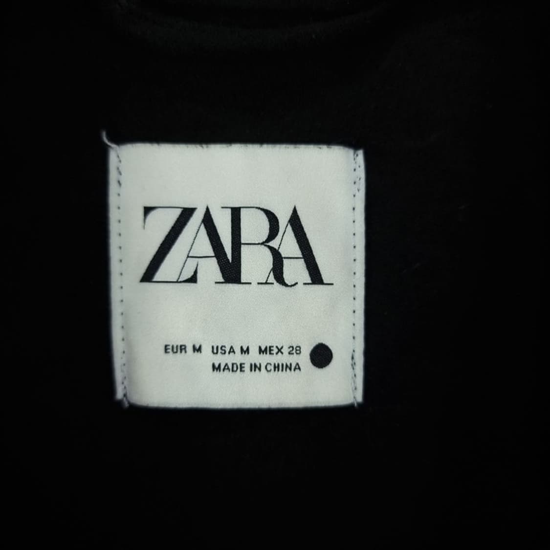 [자라] 오버핏 스웨이드 프린지 웨스턴 자켓 블랙 M18647 상품이미지6