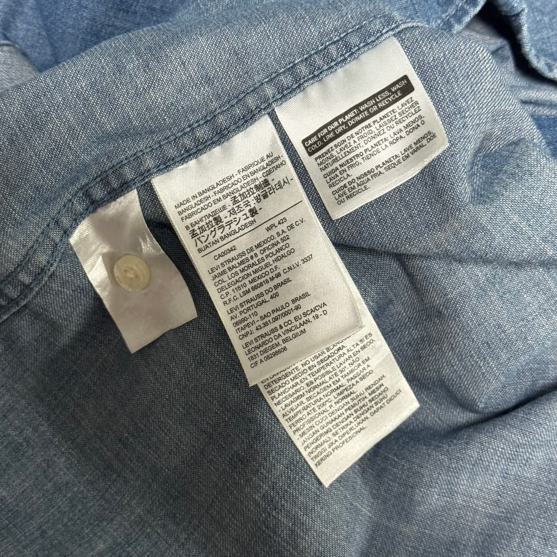 리바이스 데님 웨스턴 셔츠 상품이미지5