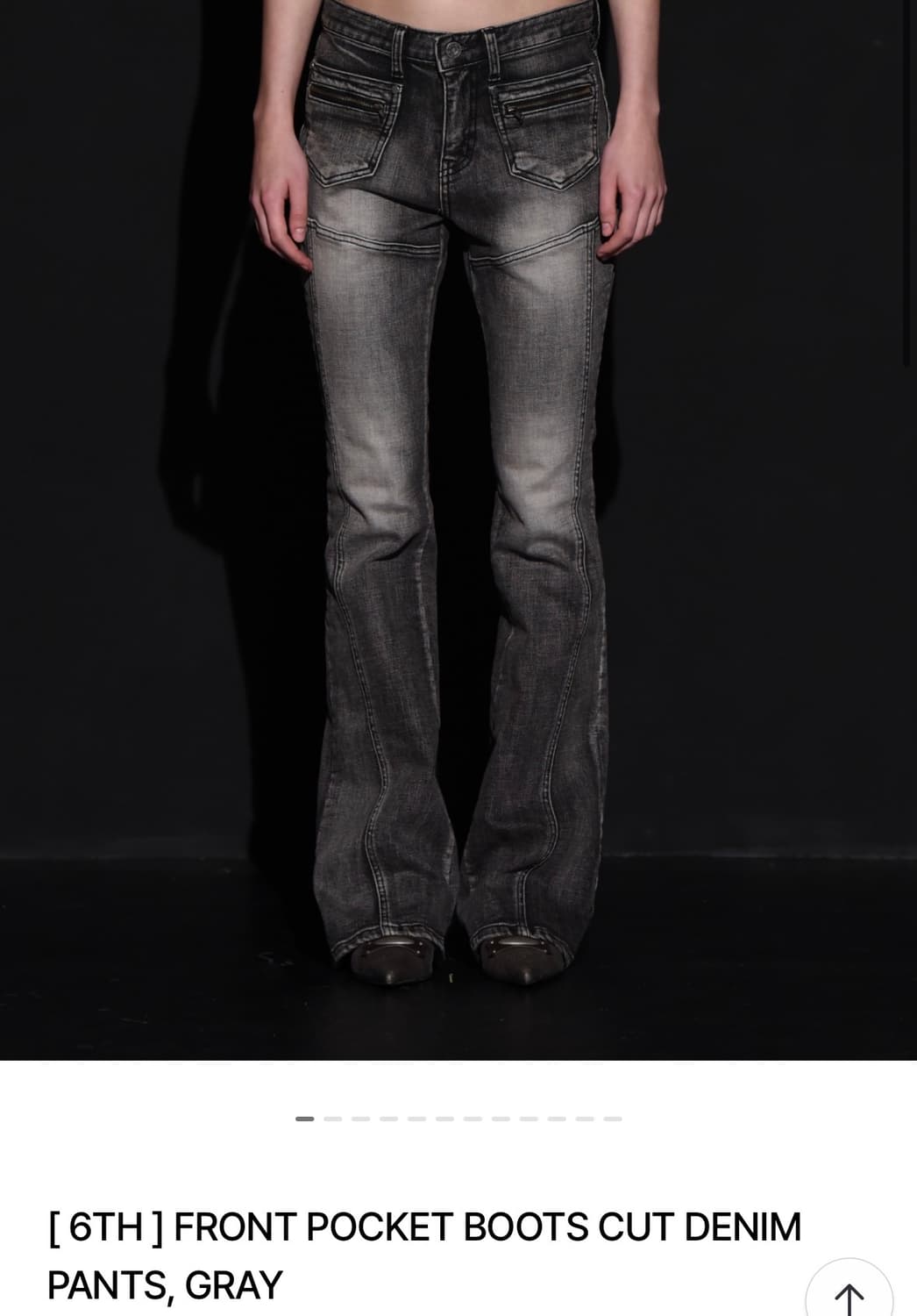 보헤미안서울 바지 데님 FRONT POCKET BOOTS CUT DEN 상품이미지1