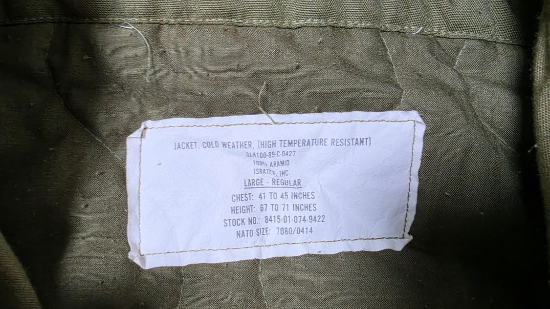 80s CVC tanker jacket OG (L-R) 상품이미지5
