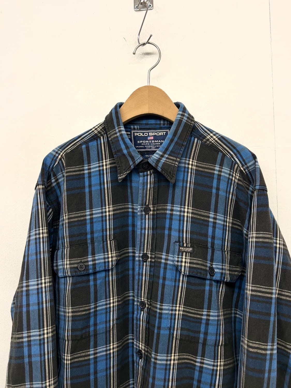 폴로 스포츠 빈티지 체크 플란넬셔츠 상품이미지2