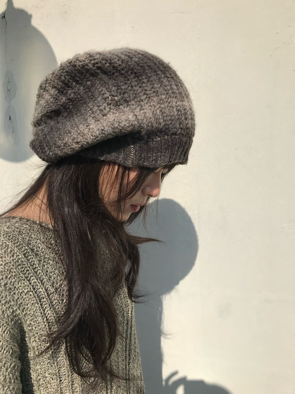 그라데이션 니트 비니 상품이미지2