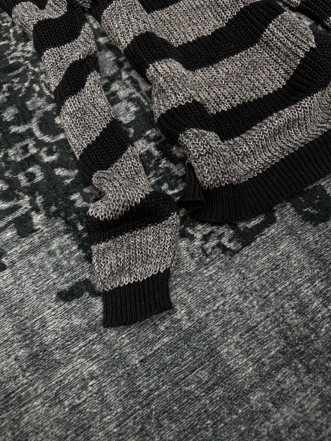 Diesel stripe see through sweater  상품이미지4