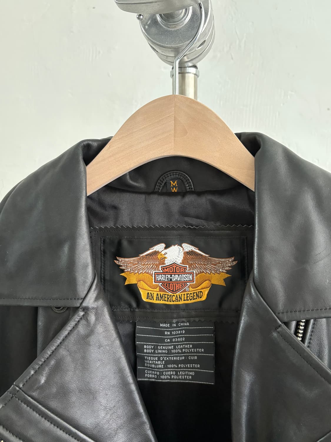 Harley-Davidson 할리 데이비슨 체인 레더 라이더 자켓 상품이미지4