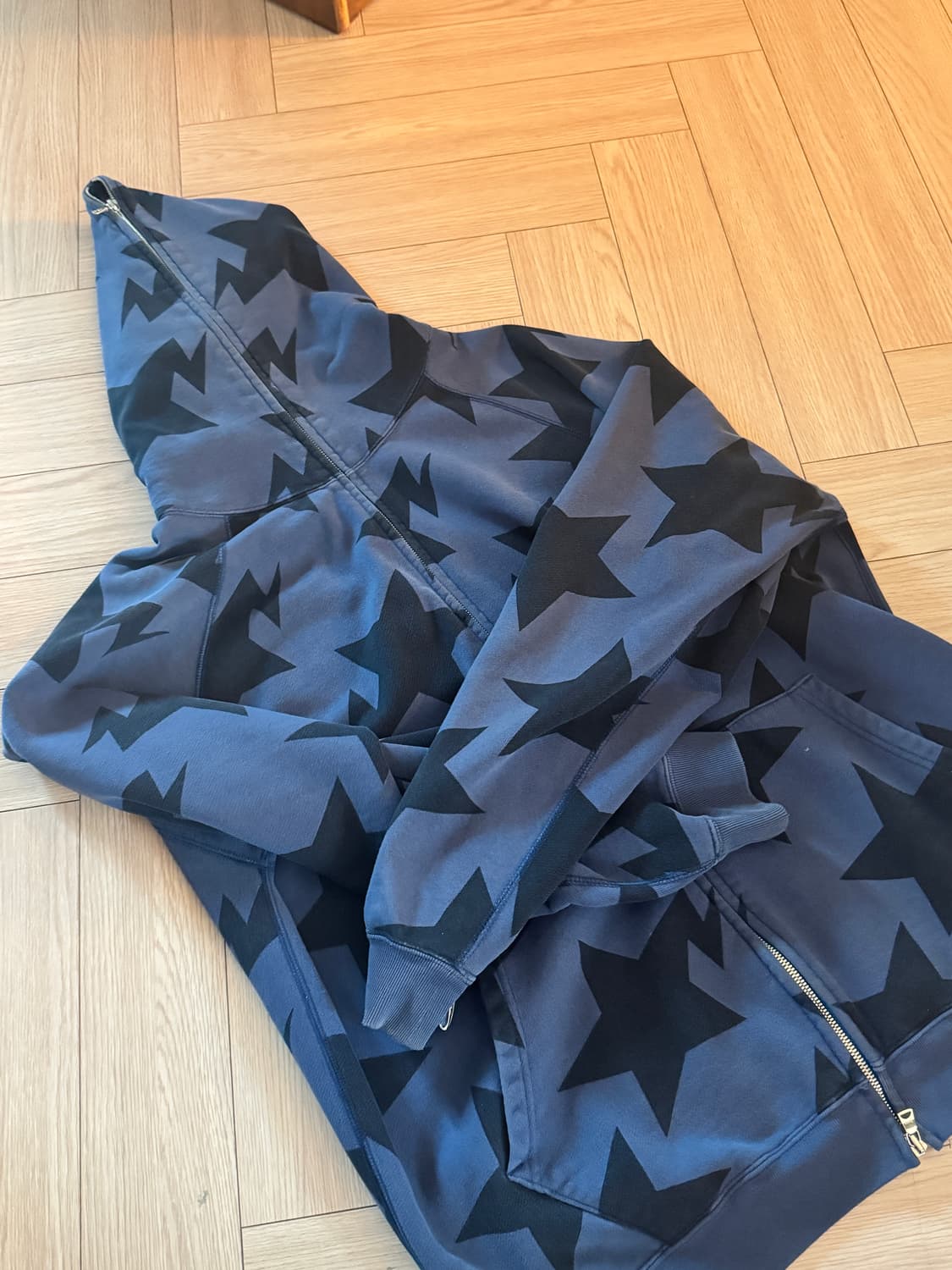 베이프 스타 후드집업 네이비 상품이미지1