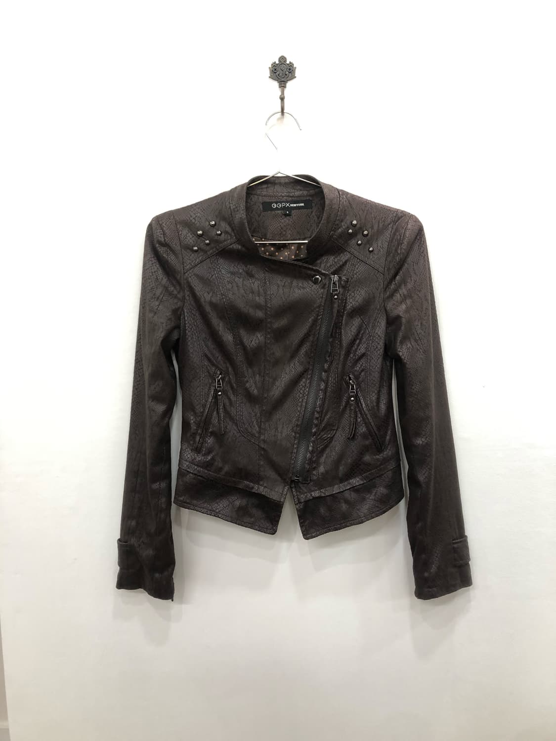 GGPX brown snakeskin leather jacket  상품이미지1