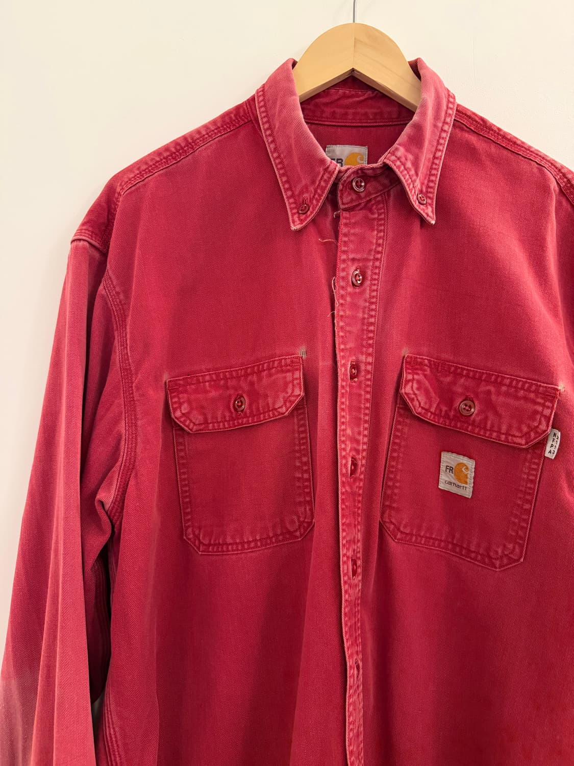 Carhartt FR 칼하트 코튼 나일론 워크 셔츠 L 상품이미지2