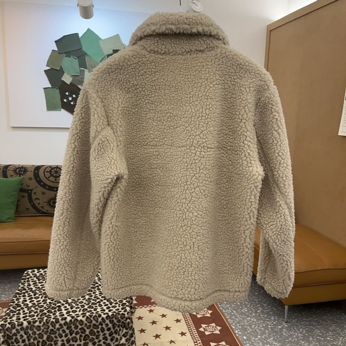 유니클로 U 이동휘 캐주얼 르메르 플리스 자켓 S C09060 상품이미지4