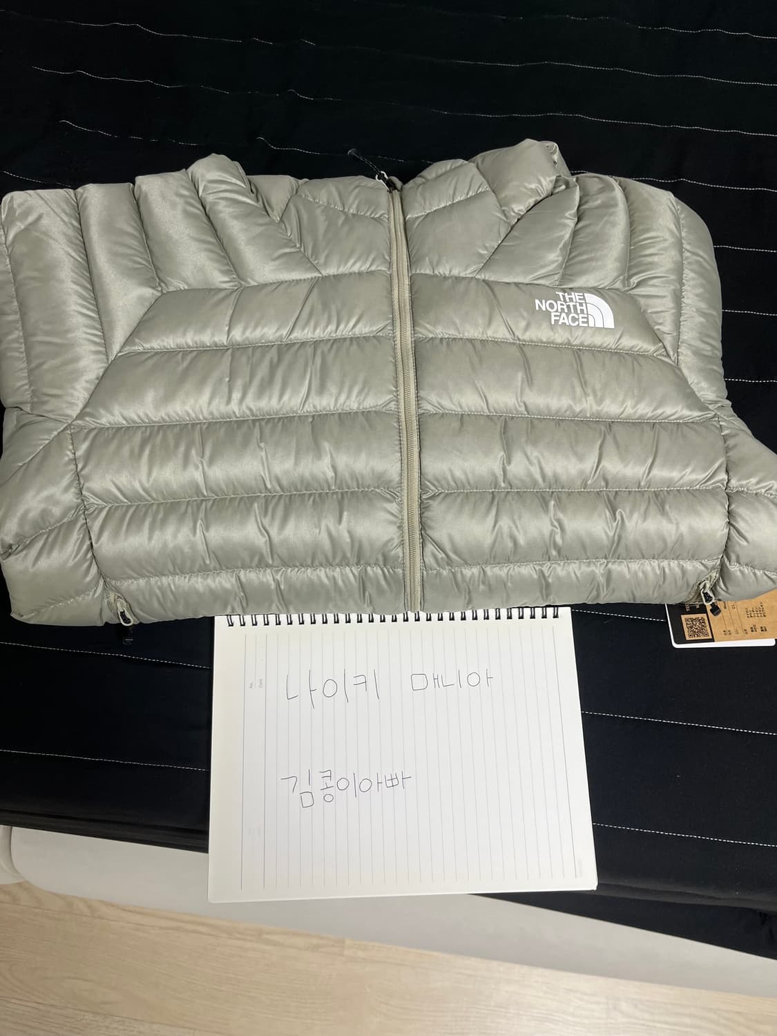 [L] 노스페이스 우젤(Wouzel) 후드 다운 클레이그레이 상품이미지2