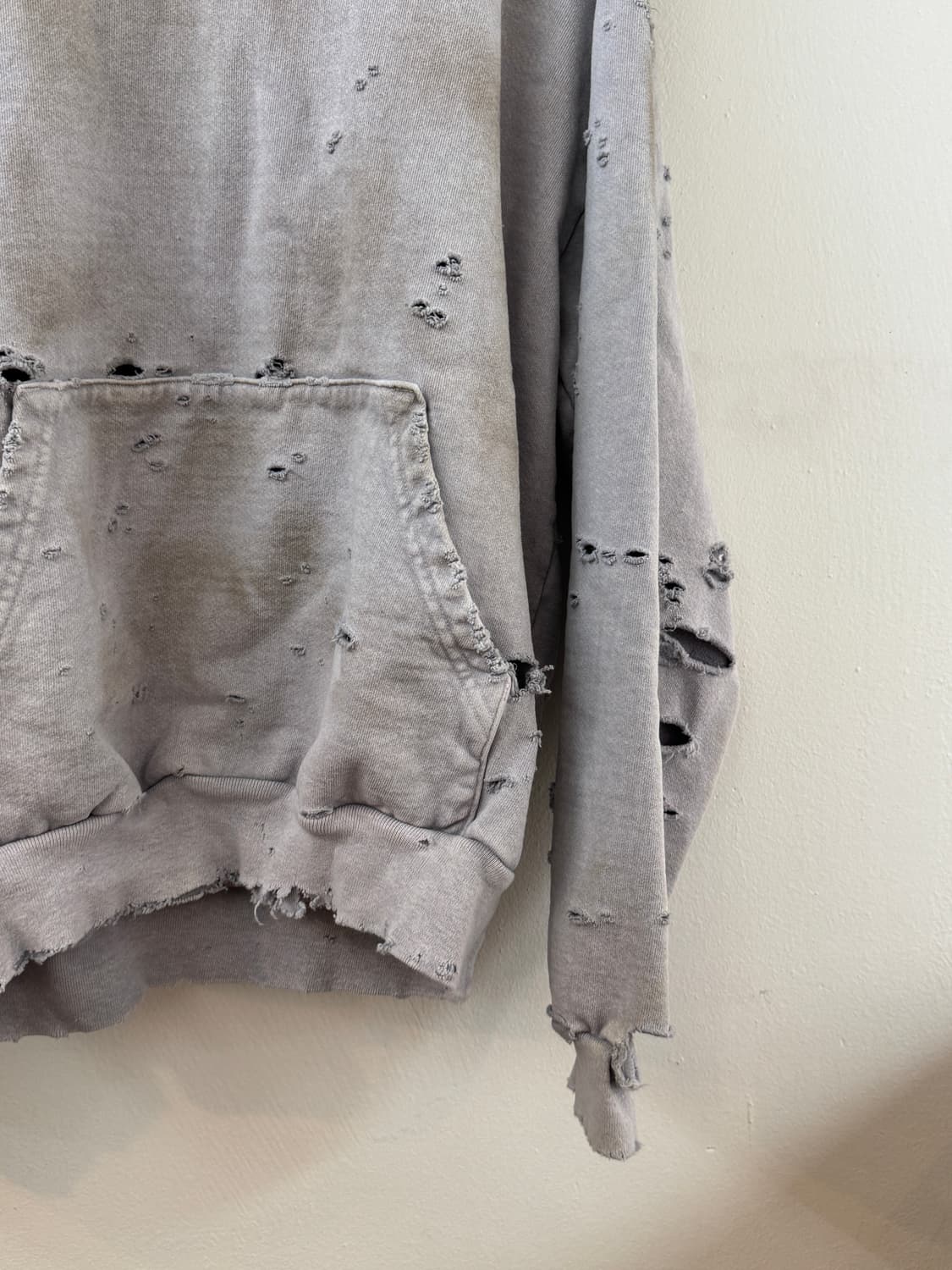 Didier wear destoryed dirty hoodie 상품이미지5