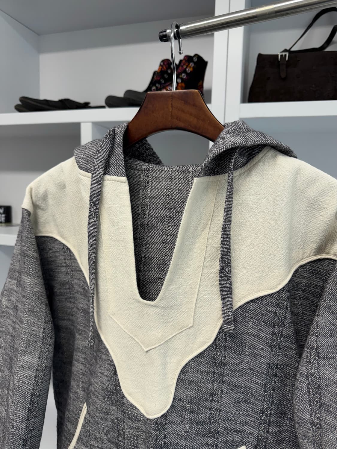 빈티지 에스닉 후디 탑 상품이미지2