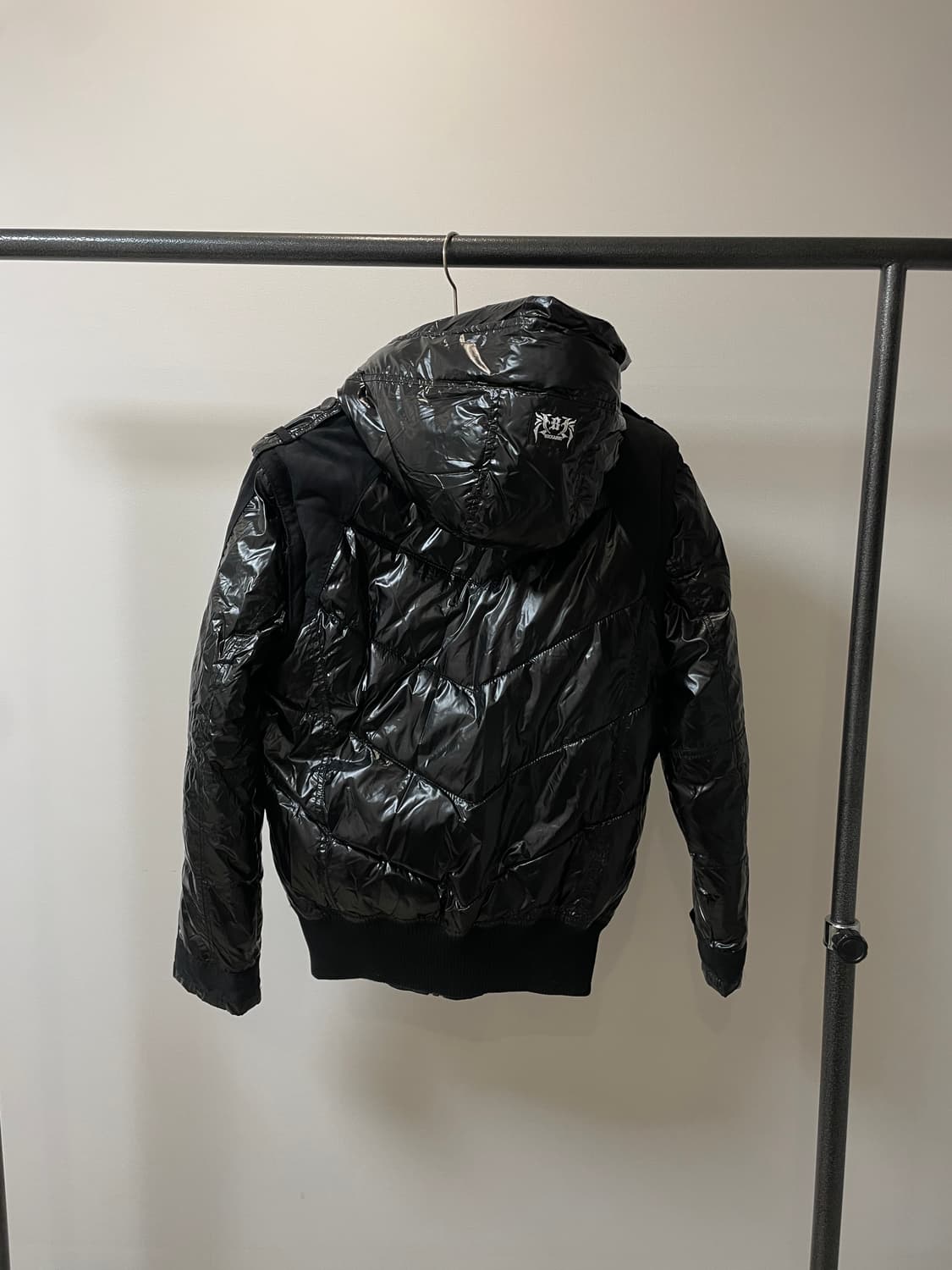 (L) Buckaroo 버커루 디테쳐블 글로시 유광 패딩 상품이미지5