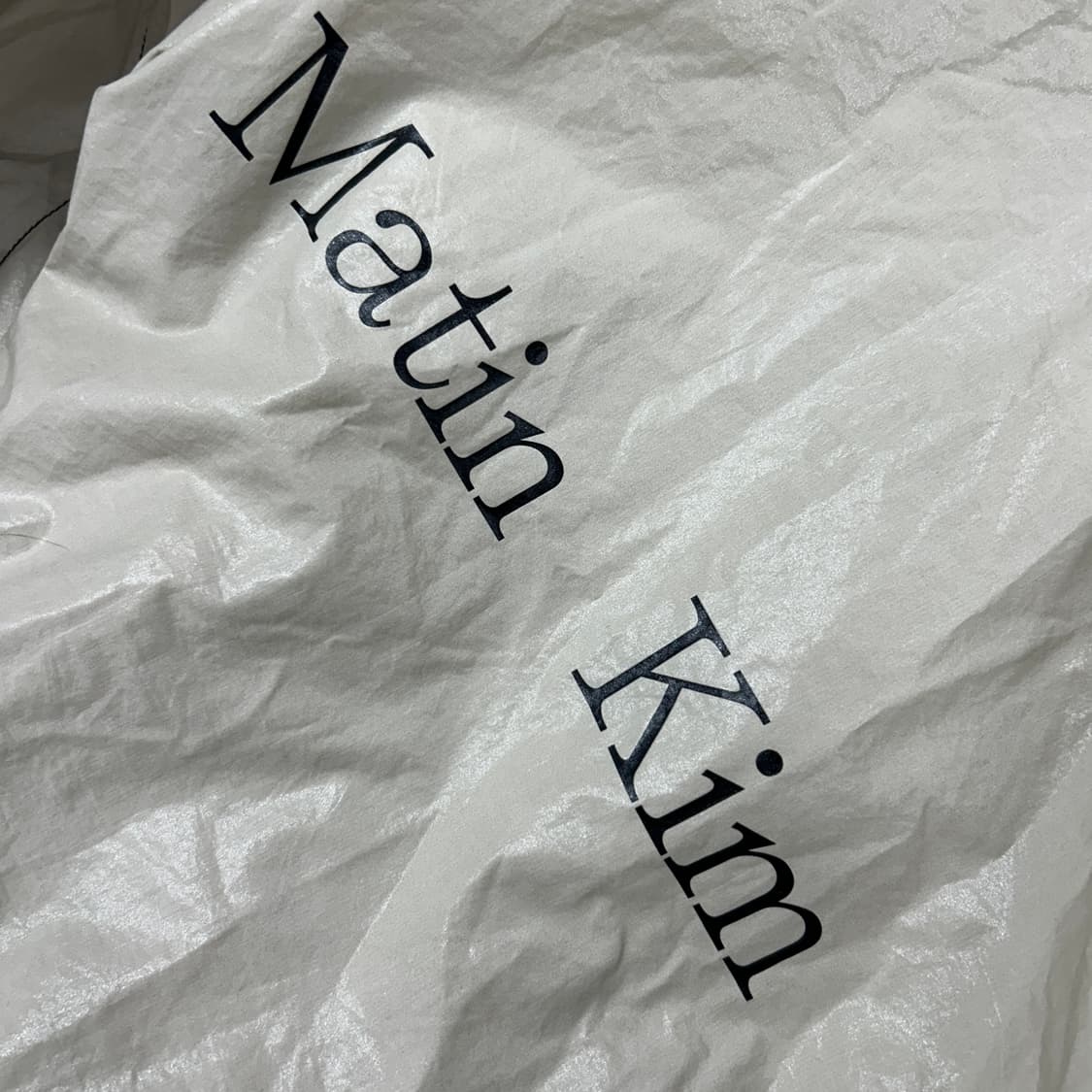 마뗑킴 아이보리 베이지 코팅 자켓(F) 상품이미지2