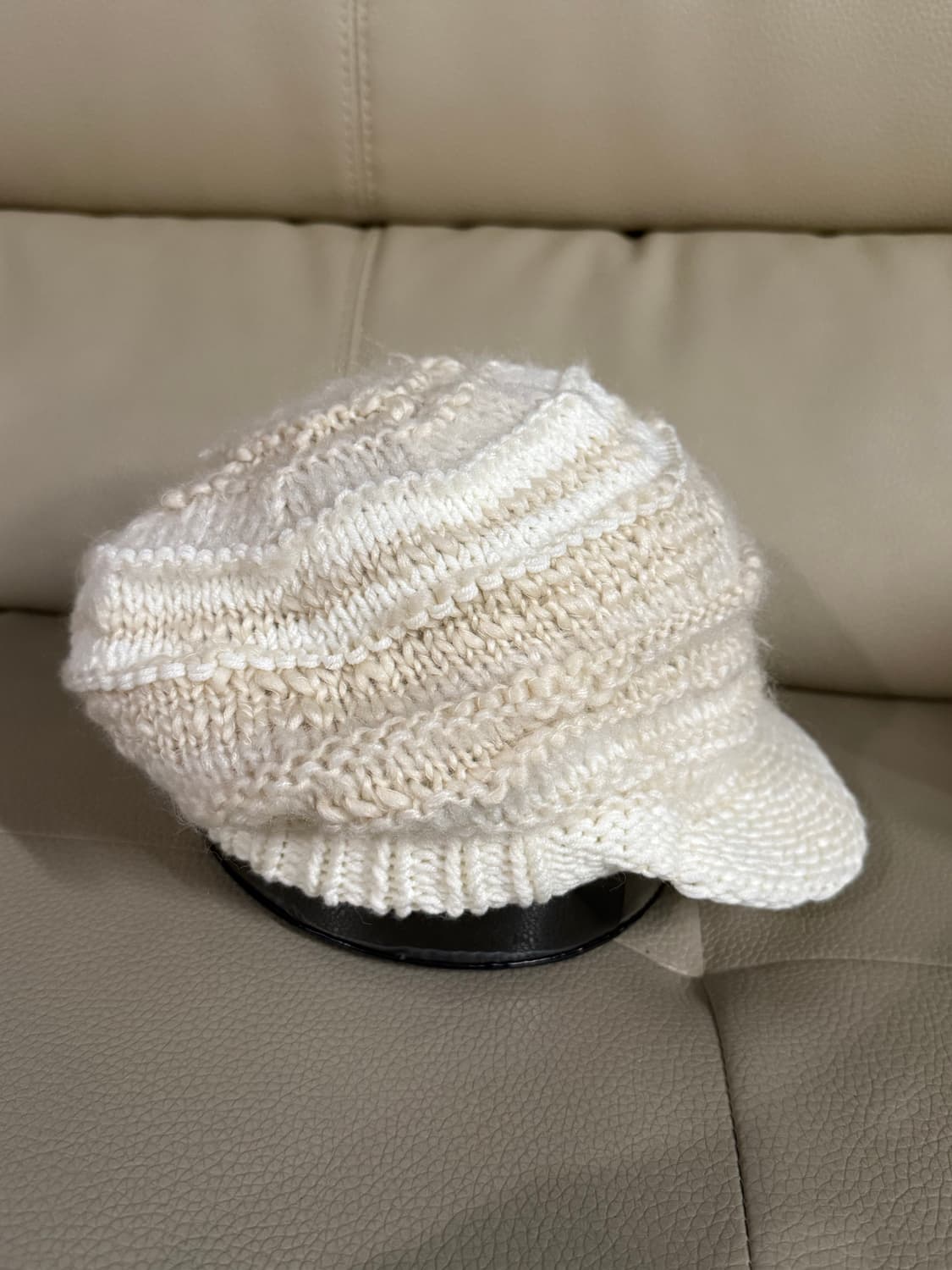 Pocket girl color mix knit cap 상품이미지3