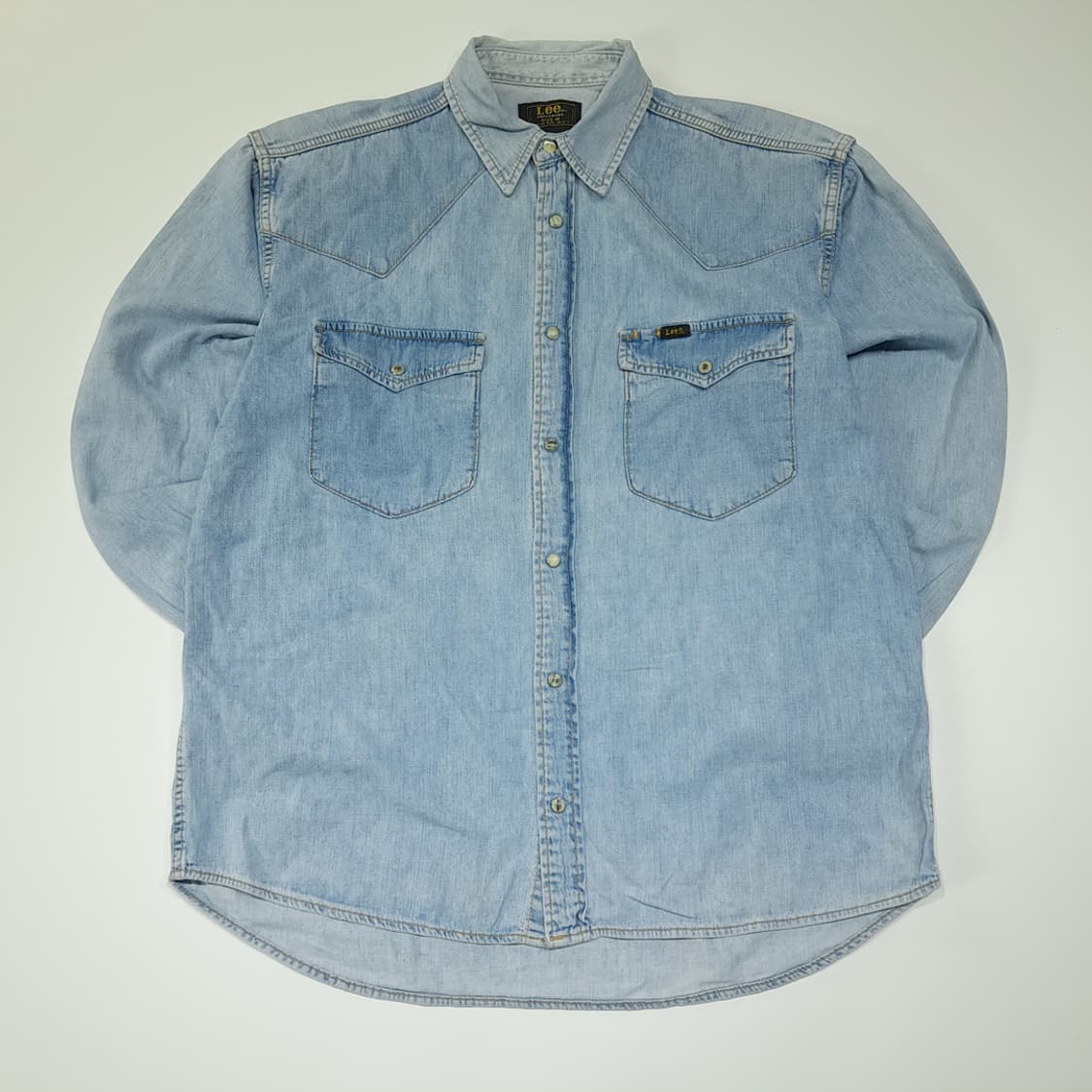 CL531 M 리 70s 웨스턴 유니온메이드 데님 셔츠 남방 상품이미지1
