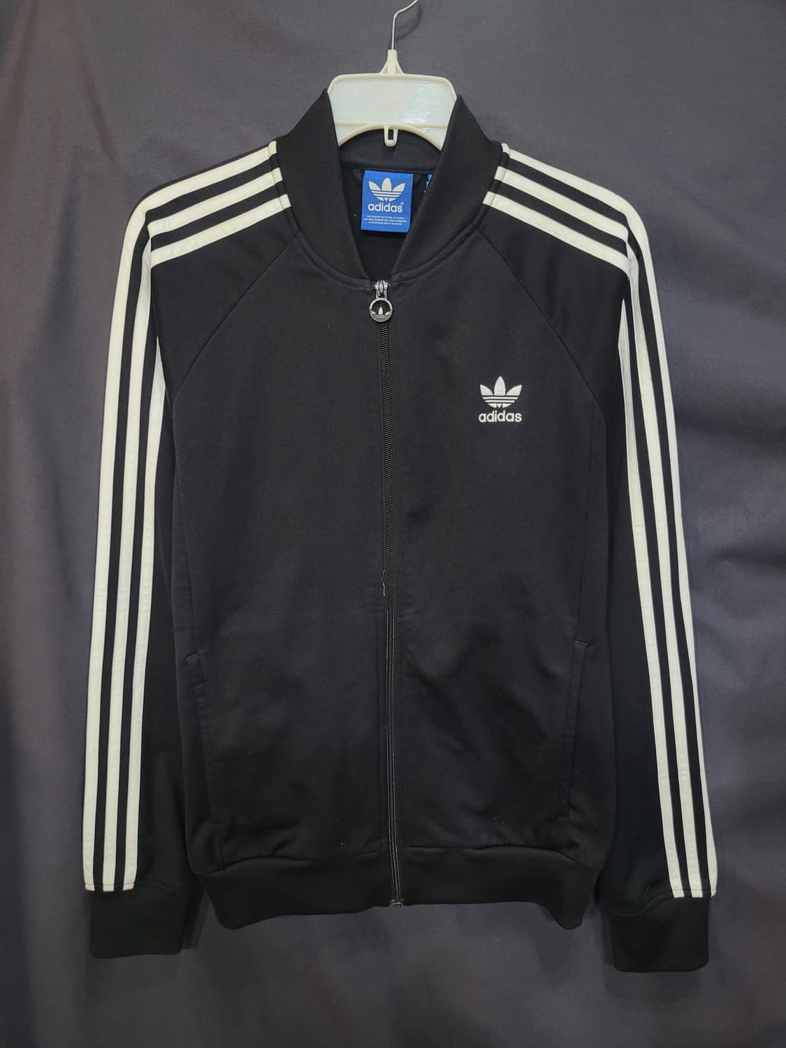 아디다스 불꽃 파이어버드 검흰 슈퍼스타 트랙탑 져지  상품이미지1