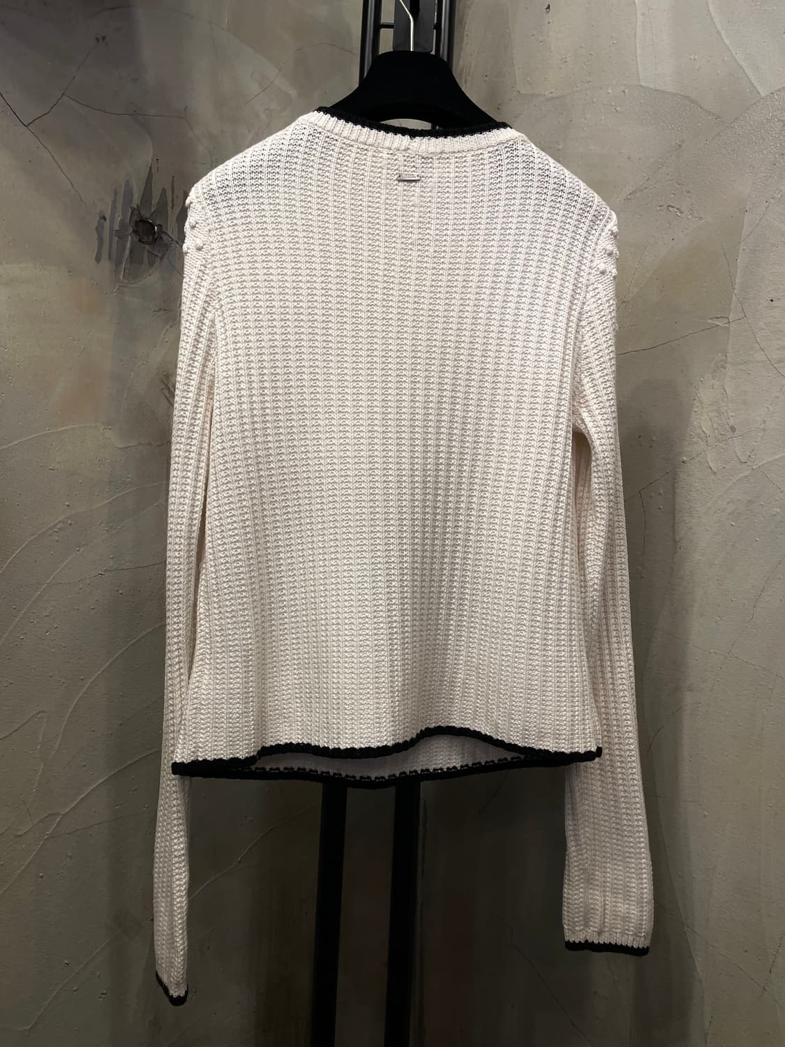 아르마니 익스체인지 아이보리 니트 55~66 상품이미지7