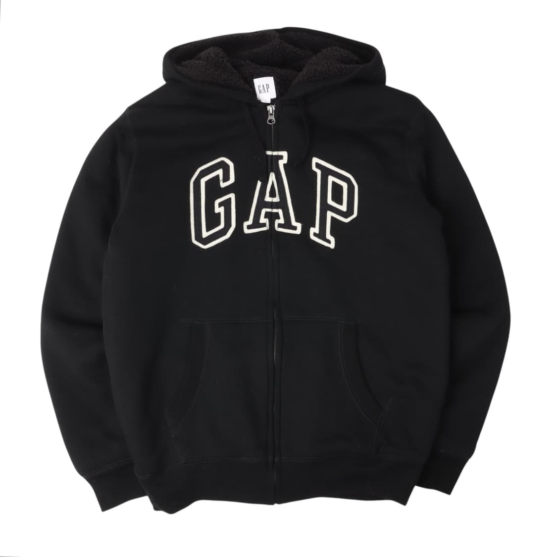 갭 쉐르파라이너 아플리케 후드집업 상품이미지1