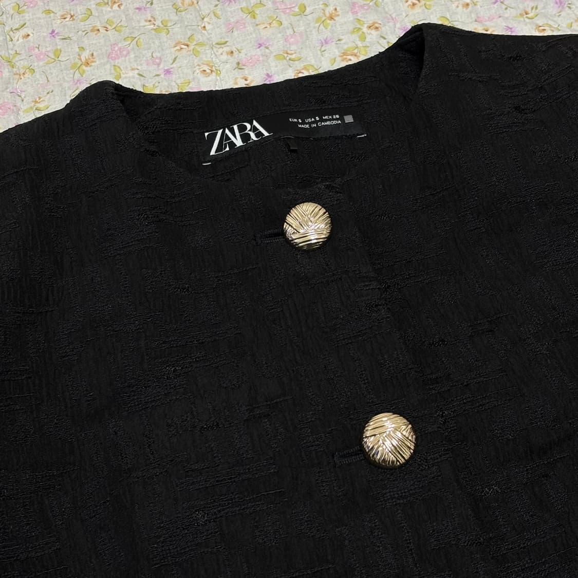 zara 자라 쇼트 자카드 블레이저 (새상품) 상품이미지2