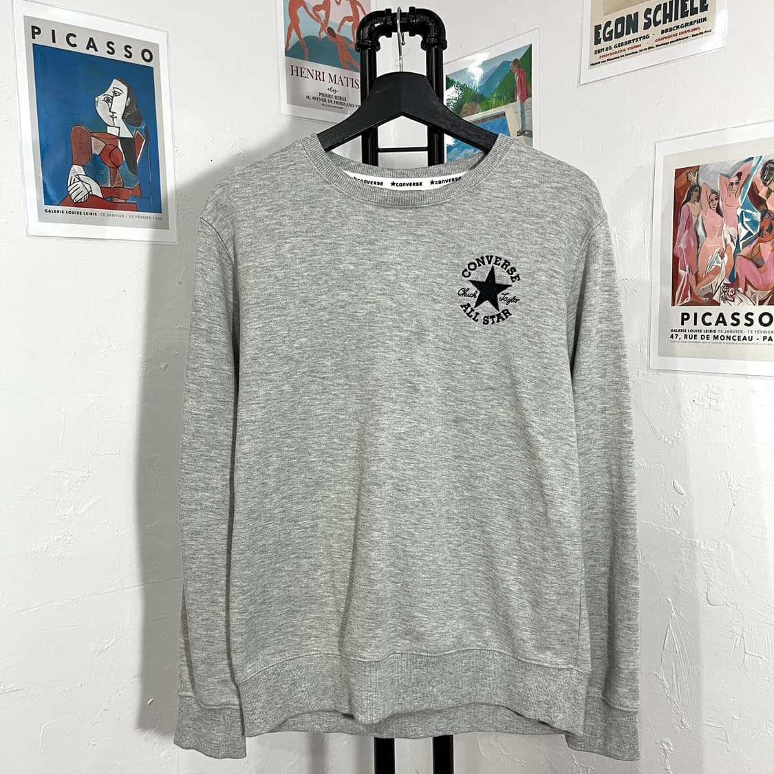 컨버스 자수로고 맨투맨 상품이미지1