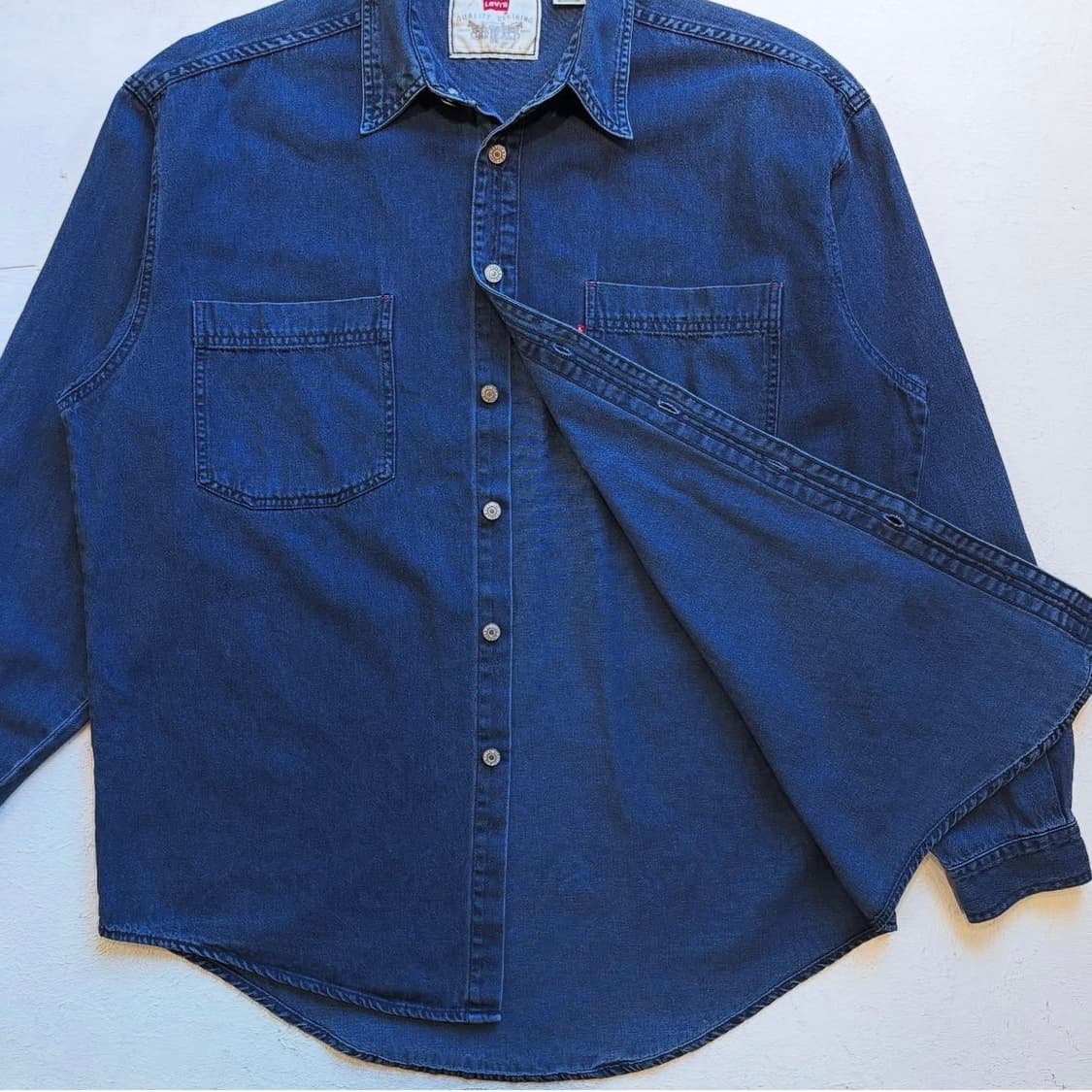 리바이스 레드 탭 데님 오버 셔츠 상품이미지4