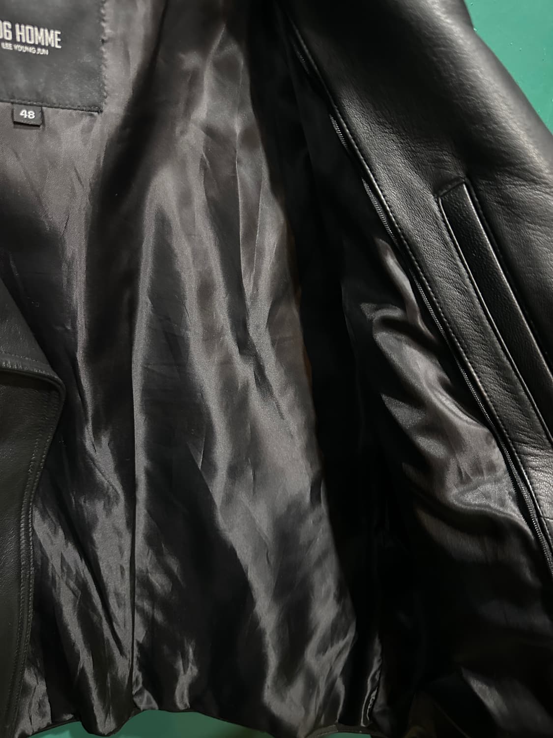 206옴므 양가죽 라이더자켓 상품이미지4