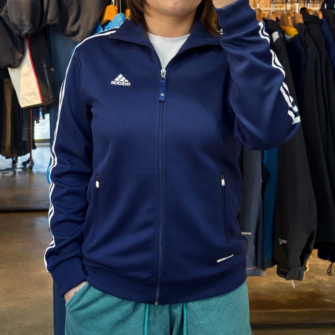 아디다스 사이드라인 네이비 트랙탑 상품이미지1