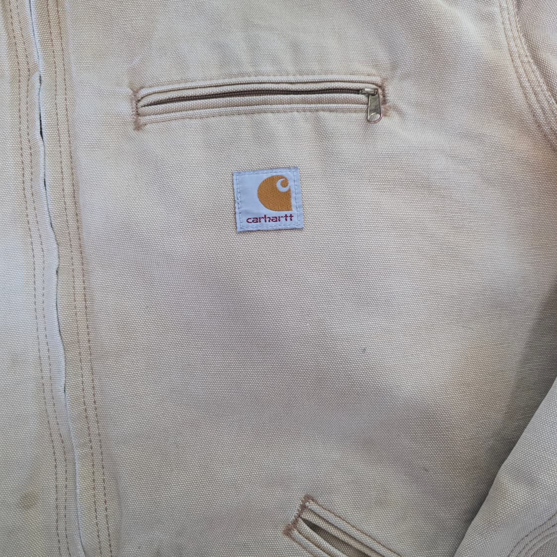 [XXL] 90-00s 칼하트 J001 BRN 트래쉬드 디트로이트 자켓 상품이미지3