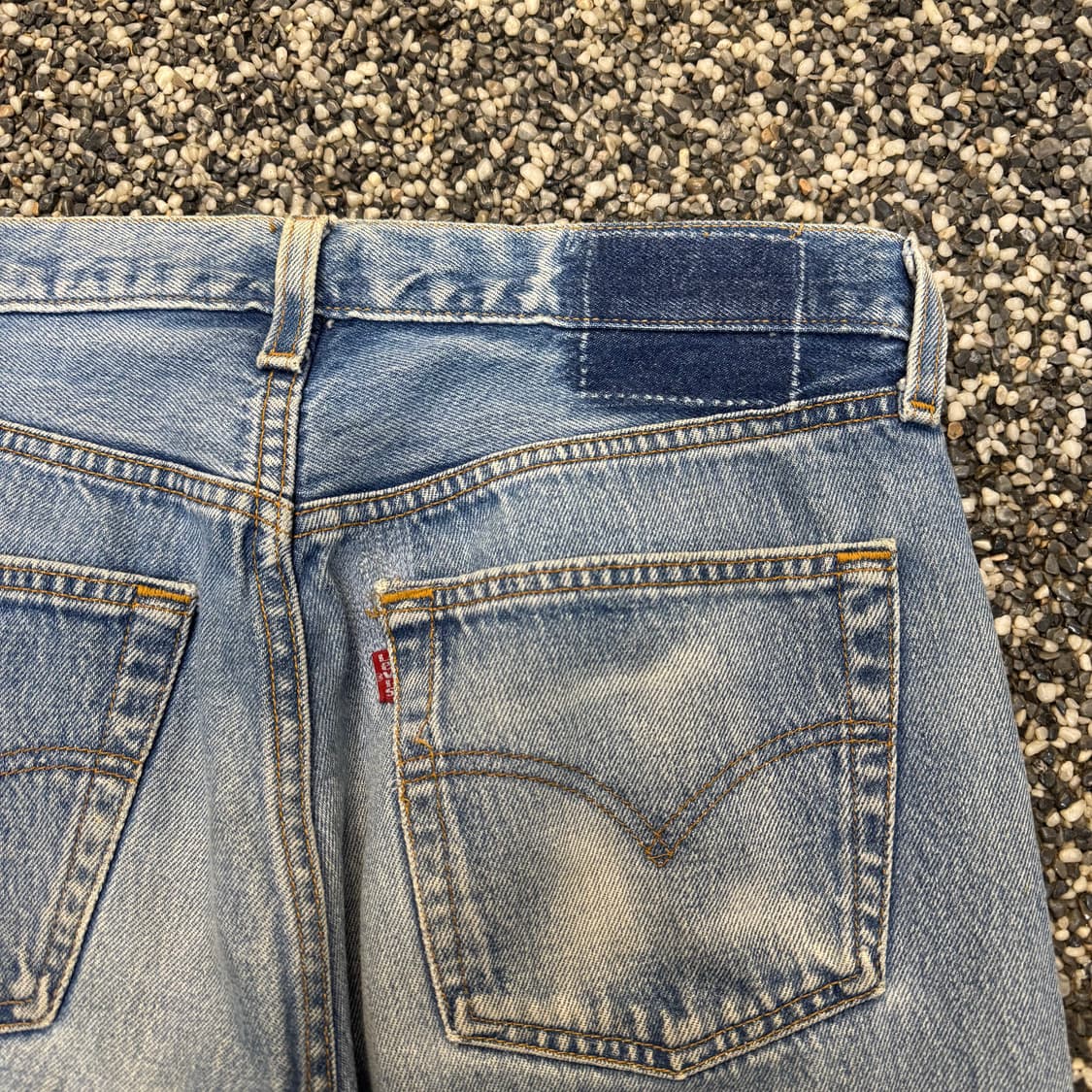 90s 리바이스 501 패치워크 데님 made in USA (30)  상품이미지7