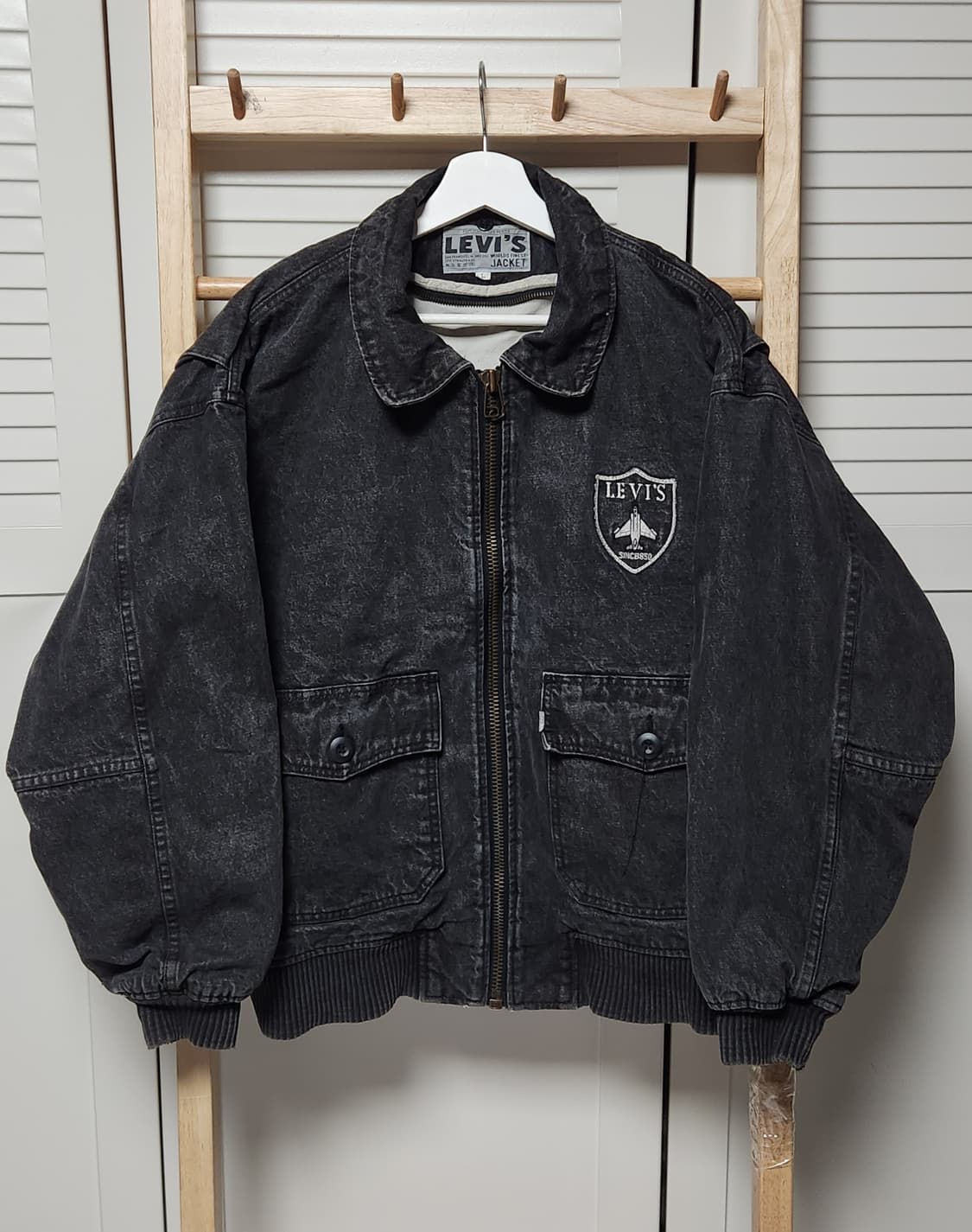 L 리바이스 90s 흑청 트리거 워크 자켓 상품이미지1