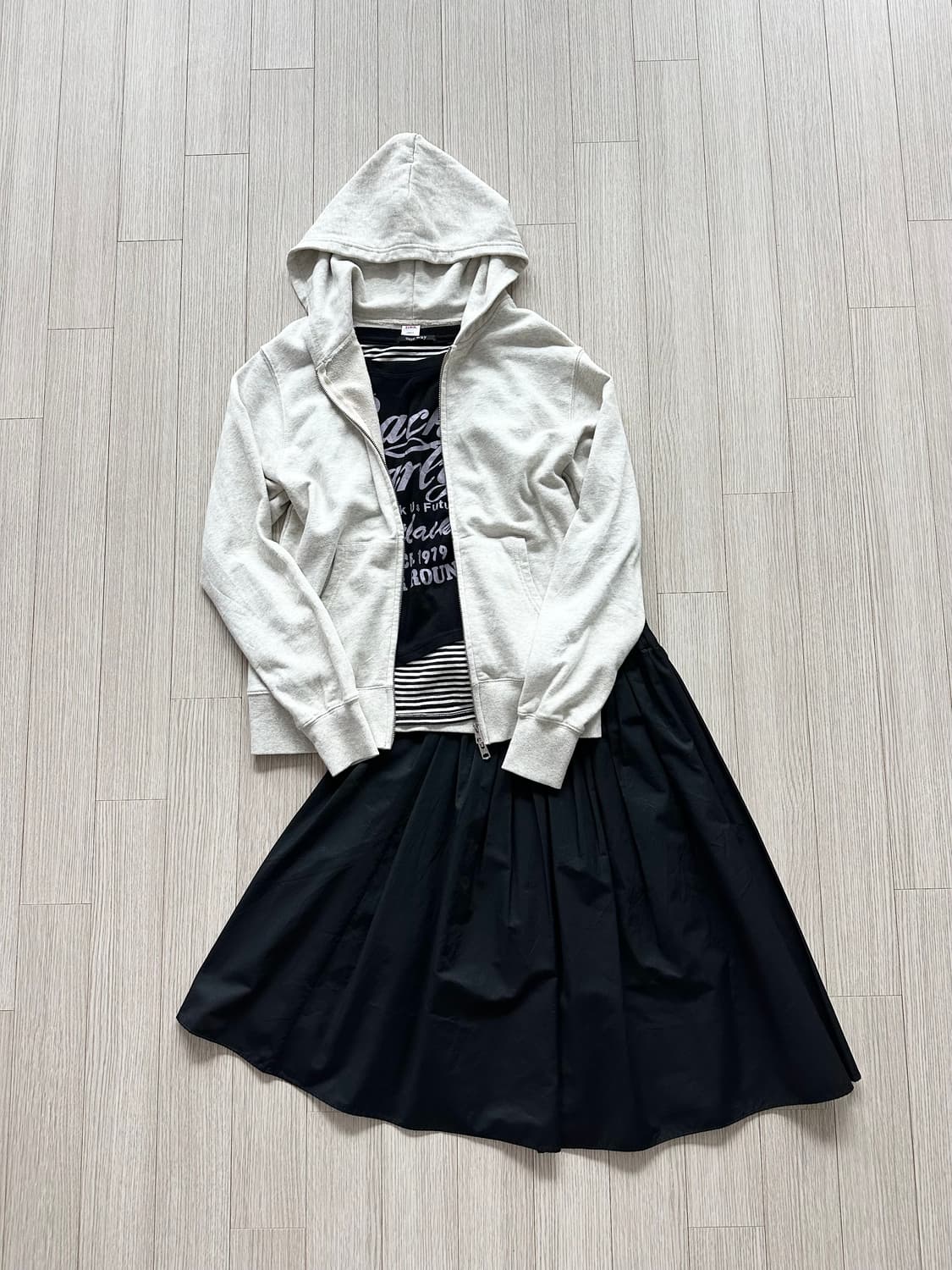 jpn 키치 러힙 펑크 괴짜 레이어드 코디세트 상품이미지1