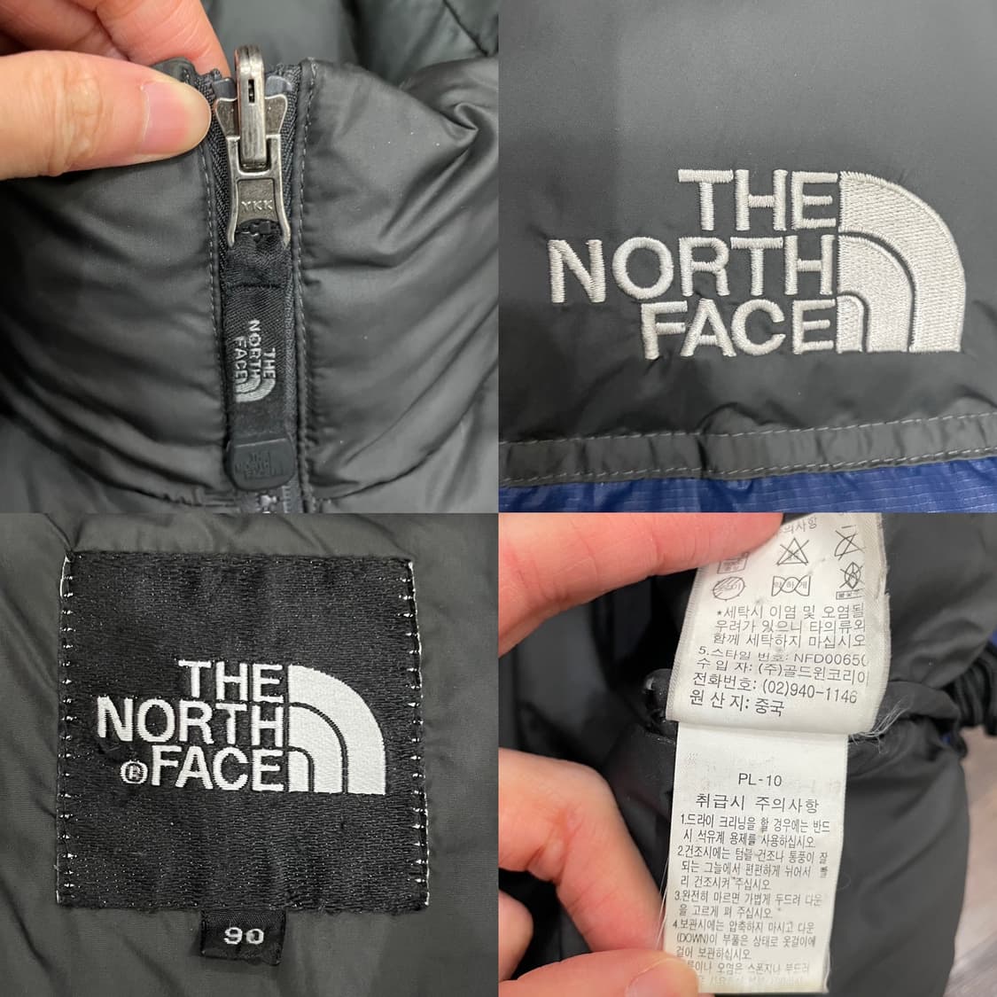 노스페이스 700 눕시 구스다운 푸퍼 패딩 네이비 상품이미지7