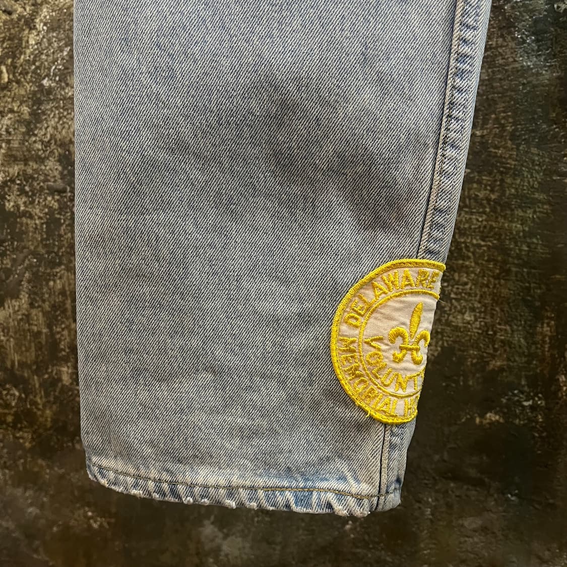 00s USA 리바이스 501 패치 데님 팬츠 상품이미지9