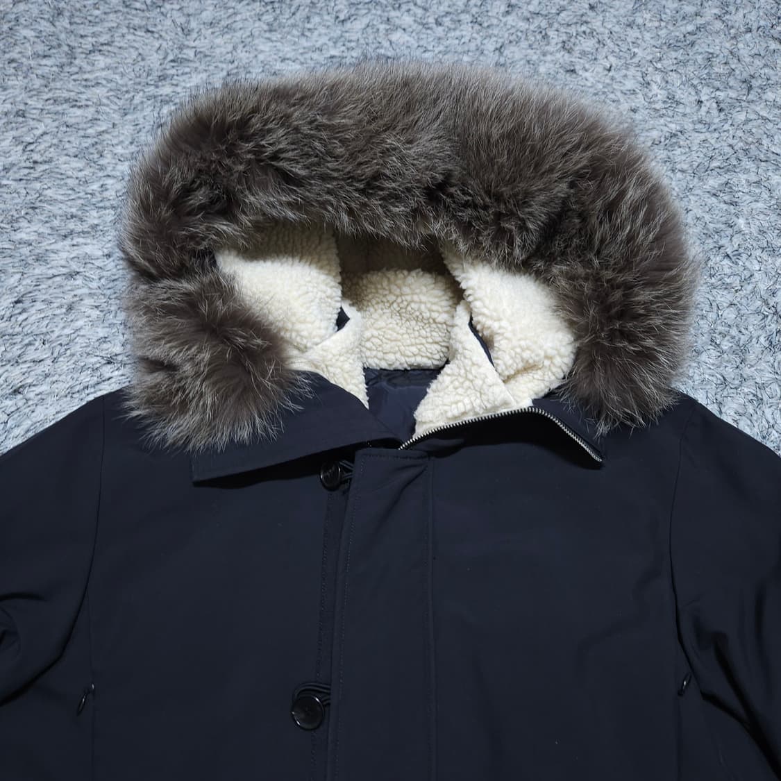 시스템옴므)100 남자 폭스퍼 헤비구스다운 / 왕눈이샵 상품이미지3