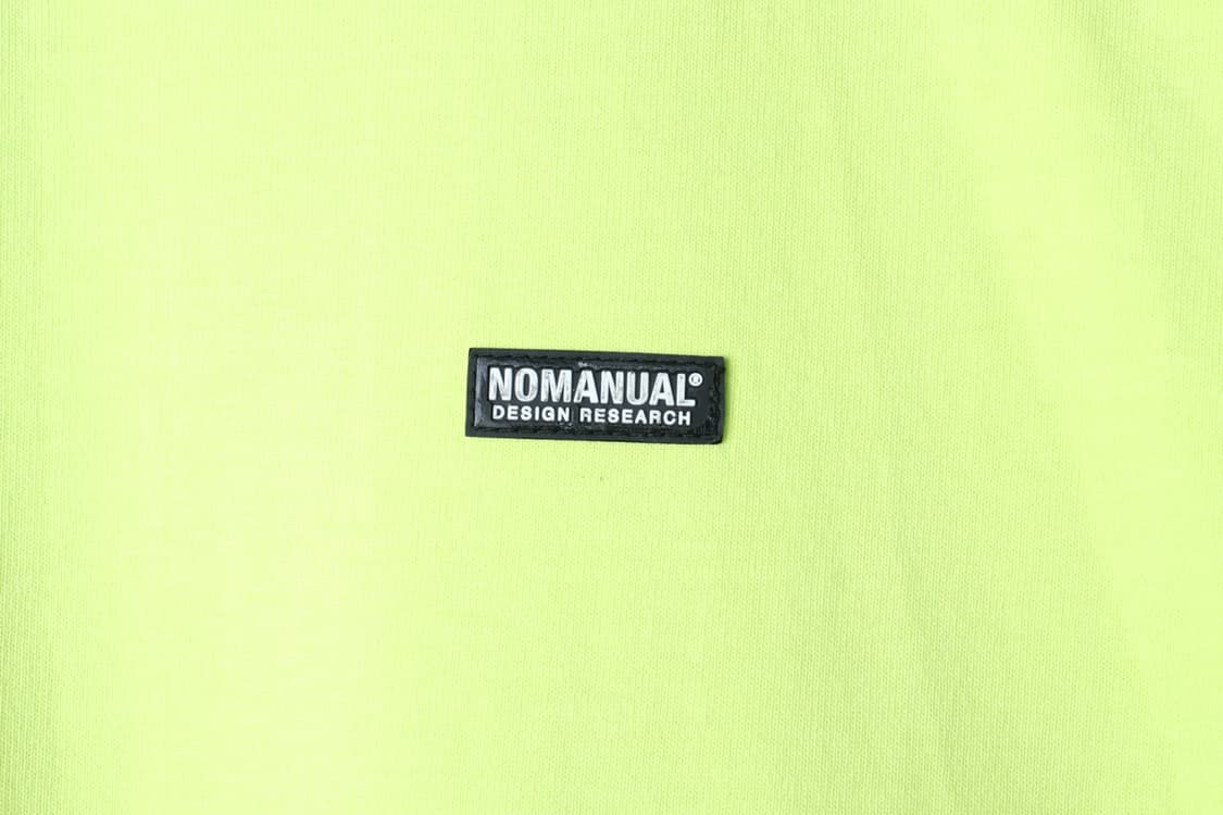 (XL-2XL) 노매뉴얼 반팔 티셔츠 빅사이즈 노랑 그래픽-H32825 상품이미지5