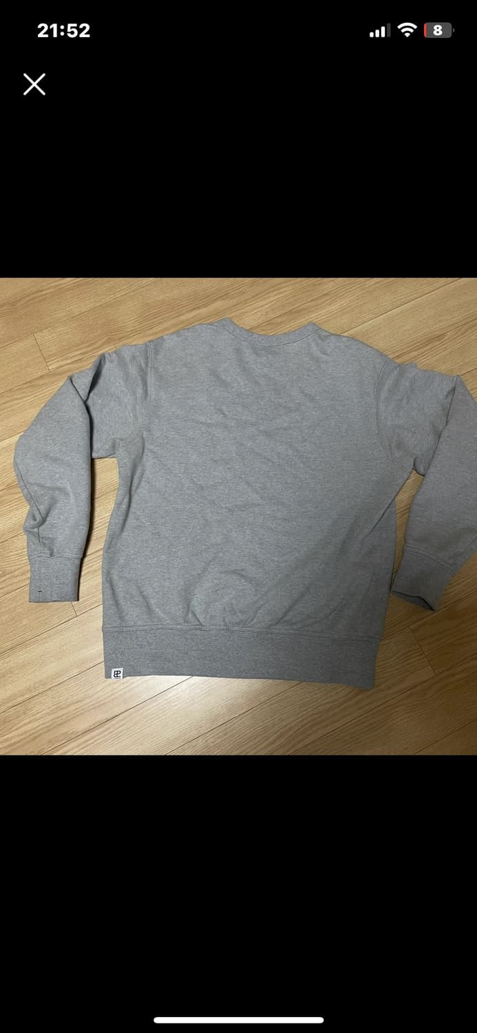 이스트로그 맨투맨 M 회색(그레이),검정(블랙) 상품이미지4