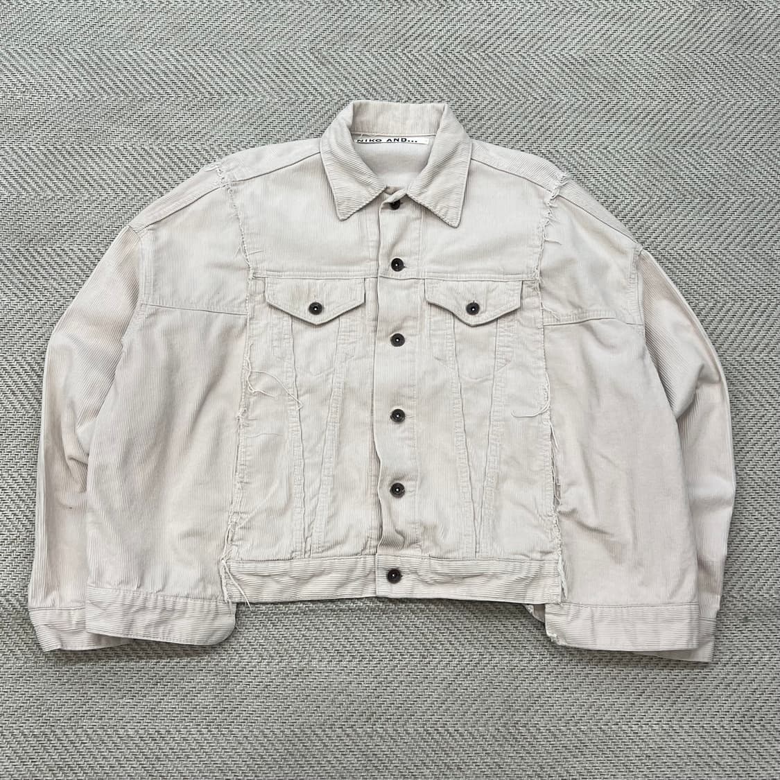 니코앤드 코듀로이 컷오프 자켓 r2967 상품이미지1