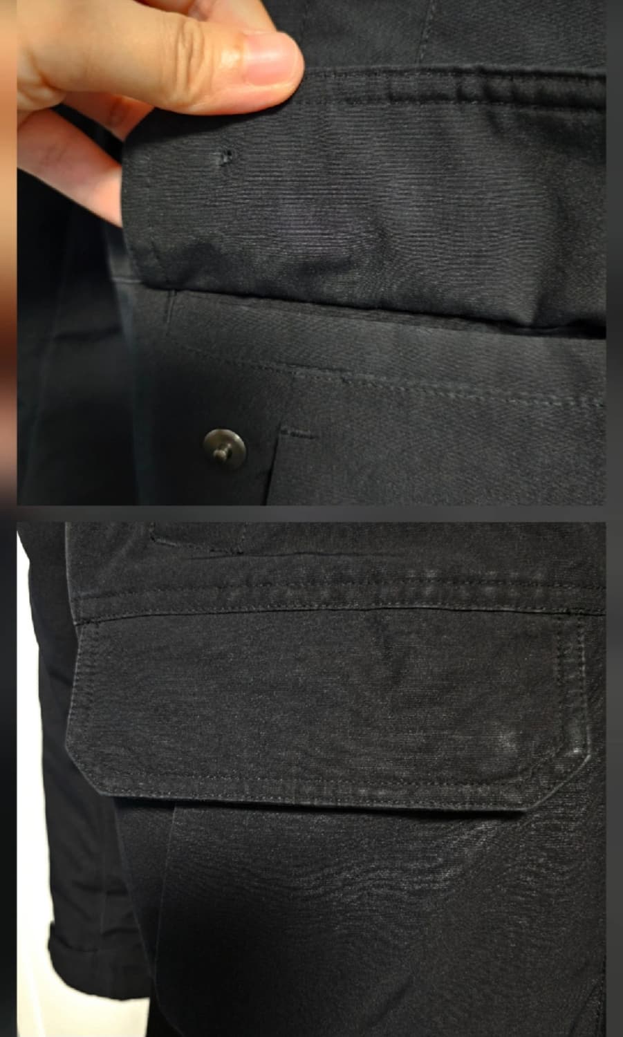 디스커버리 블랙 패딩 점퍼 후드 퍼 상품이미지5