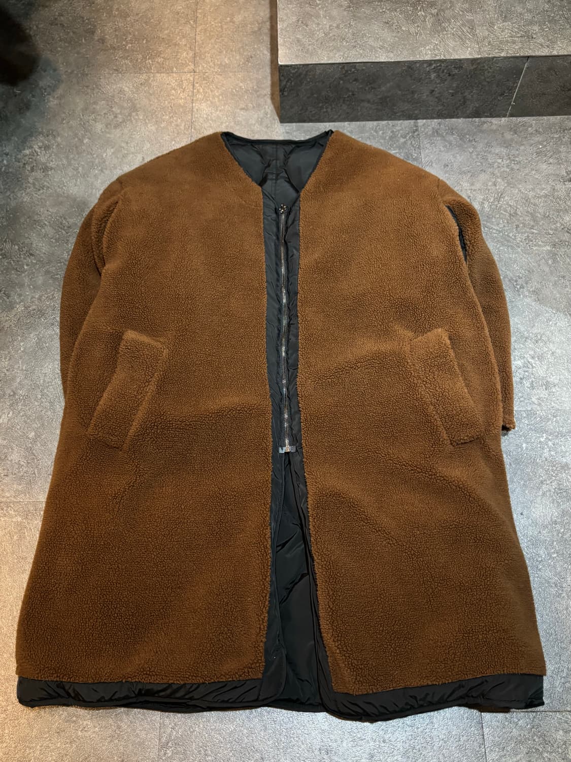 제너럴아이디어 스탠다드 오리털 양면 롱패딩 S 상품이미지4