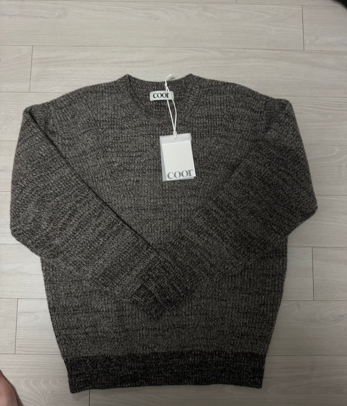 (새상품) 쿠어 캐시팝 트위드 니트 s 상품이미지1