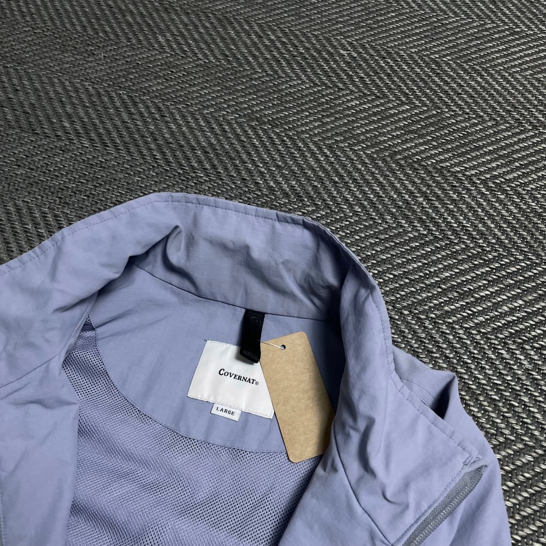 커버낫 빅로고 박시핏 우븐 바람막이o 5370 상품이미지5