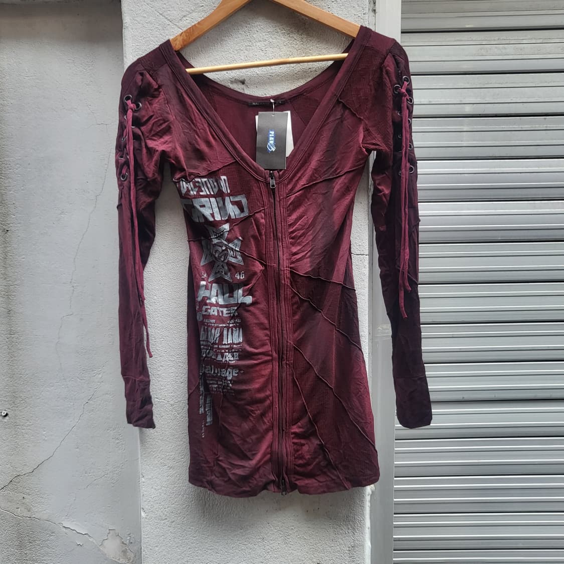 salvage long-sleeved zip-up top  상품이미지5