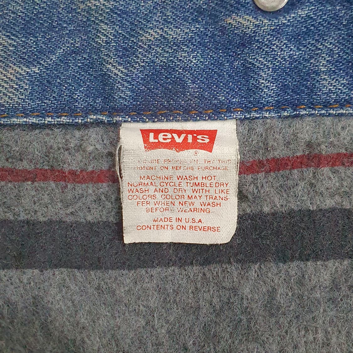 리바이스 80s 블랭킷 트러커 71506 (105-110) 46L 상품이미지9