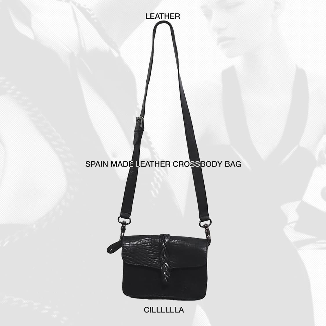 SPAIN LEATHER 스페인메이드 가죽 레더 크로스백 상품이미지1